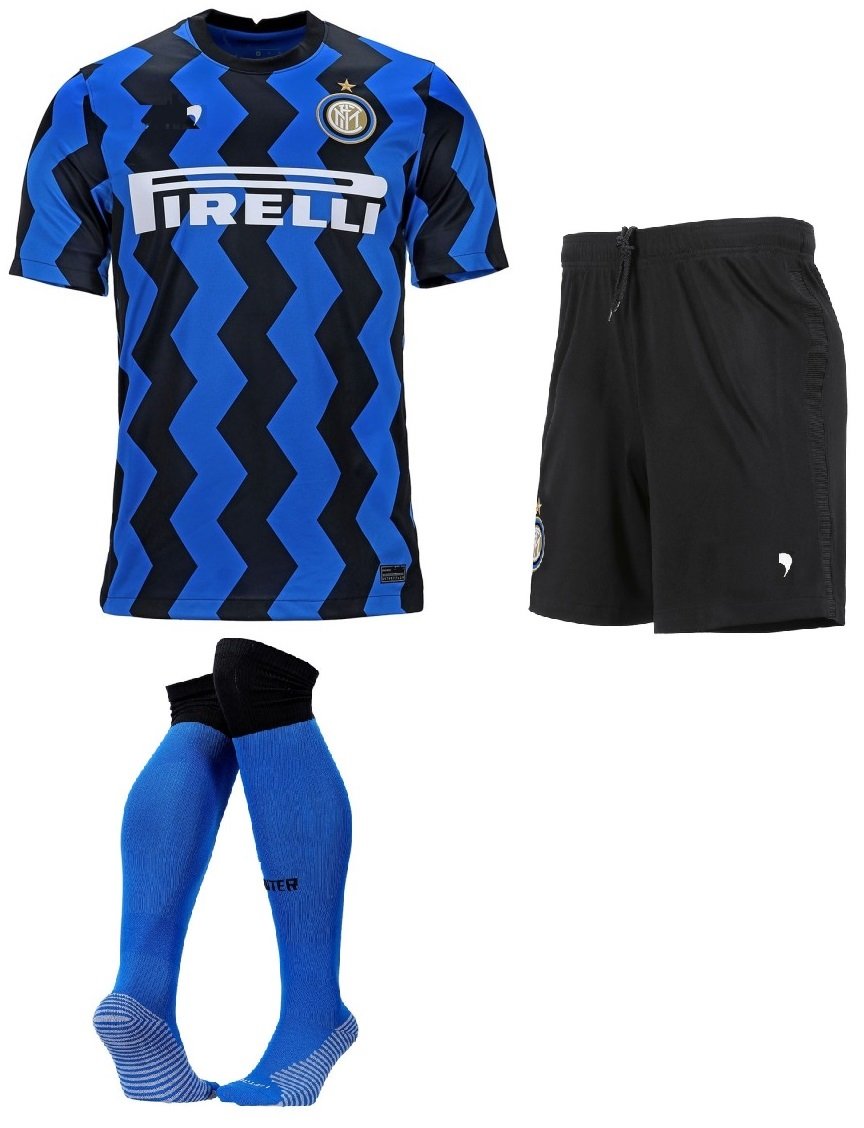 Kit adulto Inter de Milão 2020 2021 I Home jogador